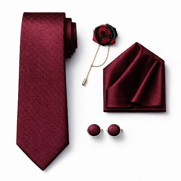 Cravate Rouge à Motifs | Cravates Fantaisies Cravate Rouge à Motifs | Cravates Fantaisies