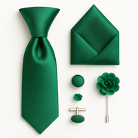 Cravate Soie Vert