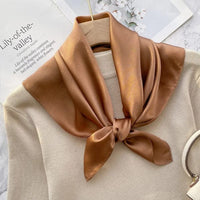 Foulard Carré Marron