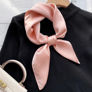 Foulard Carré Rose