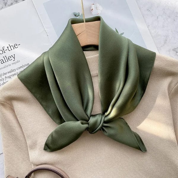 Foulard Carré Vert