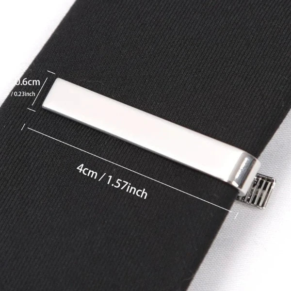 Petite Pince à Cravate Argent