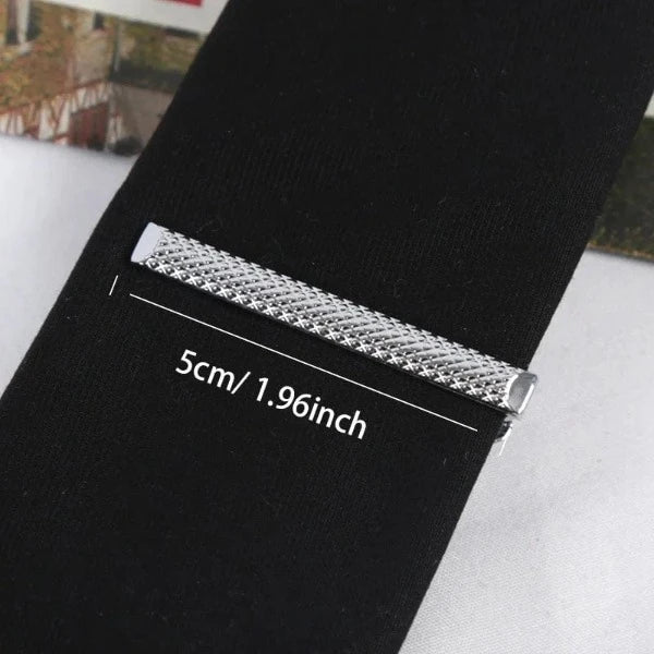 Pince à Cravate Argenté