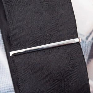 Pince à Cravate Fini Argent