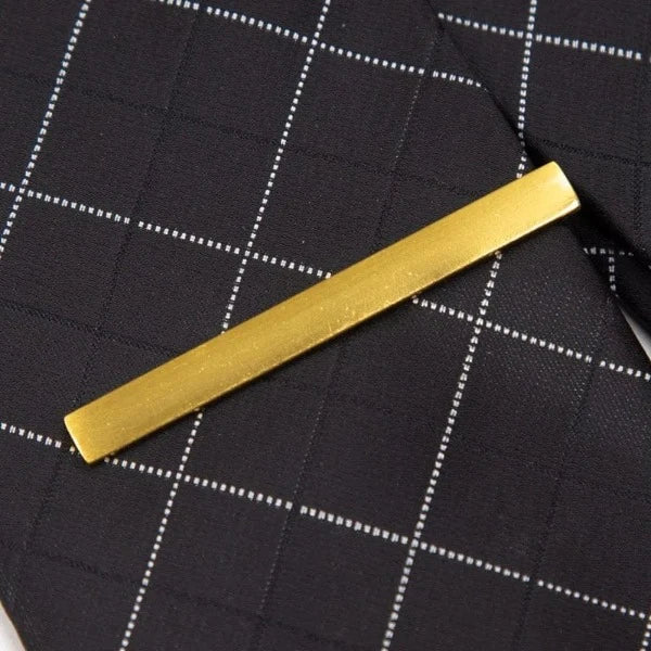 Pince à Cravate Homme Couleur Or