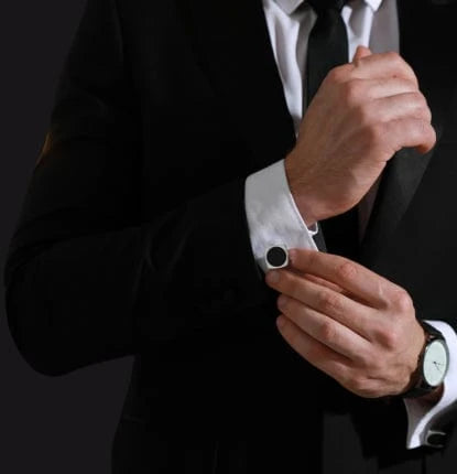 Bouton de manchette mobile