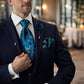 Cravate Paisley Bleu professionnels