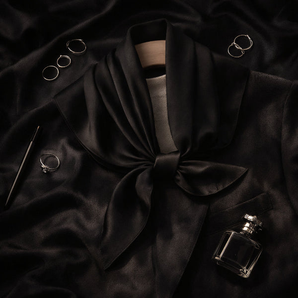 Foulard Carré Noir desir nocturne