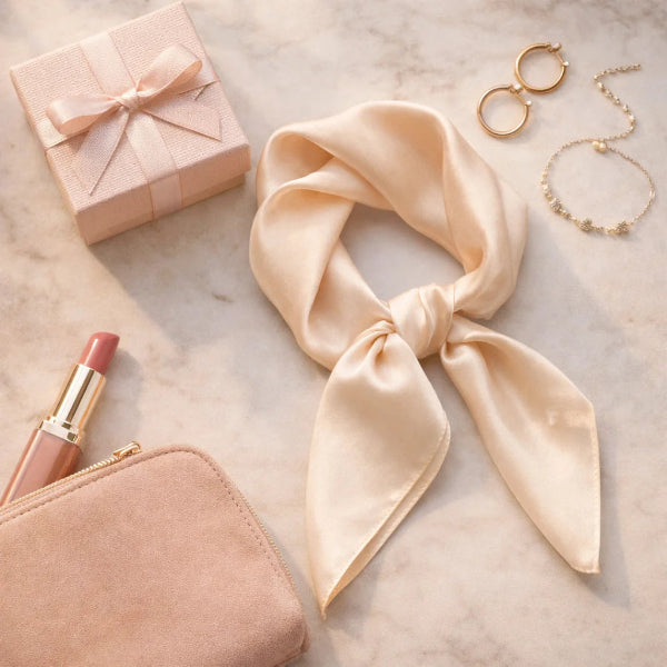 Foulard Carré Beige glass