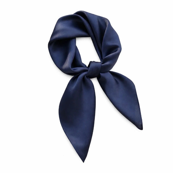 Foulard Carré Bleu Marine