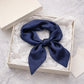 Foulard Carré Bleu Marine Gift