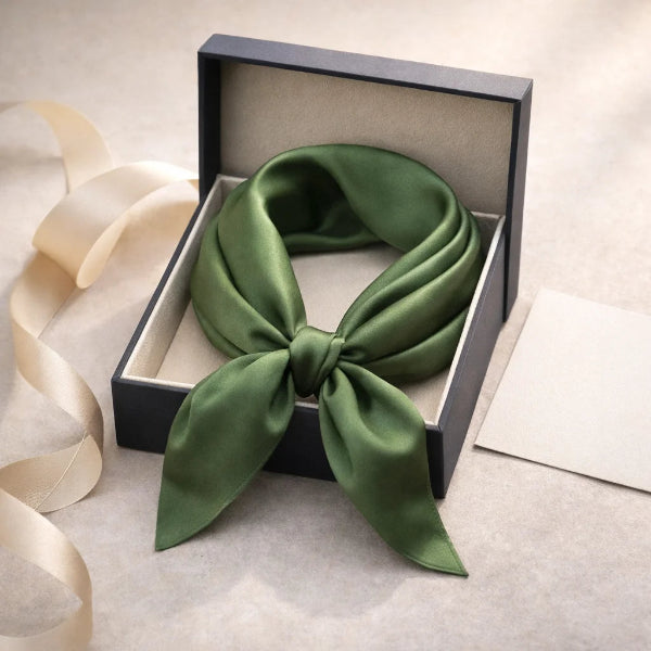 Foulard Carré Vert Gift
