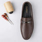Mocassin Homme Cuir Marron à Mors