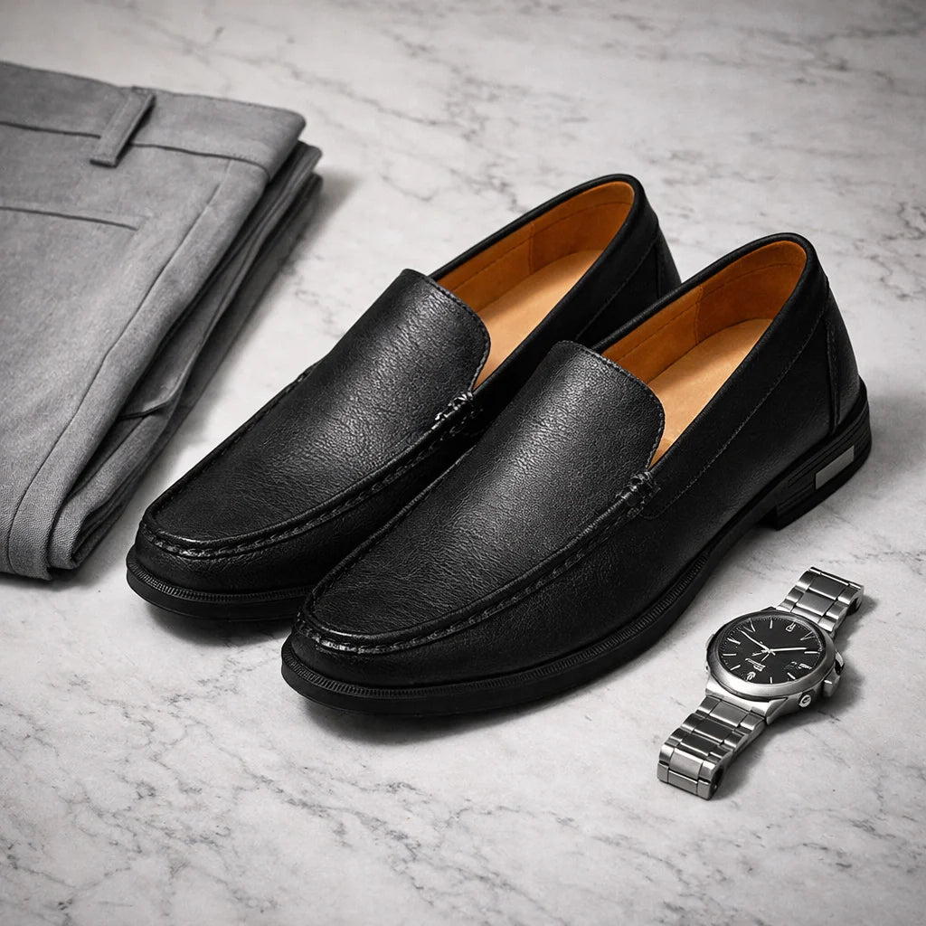 Mocassin Homme Cuir NoirLifestyle