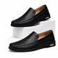 Mocassin Homme Cuir Noir Perforé Support