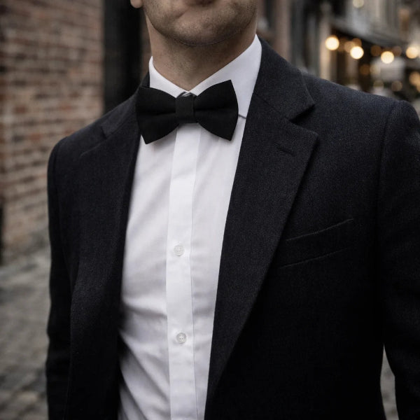 Nœud Papillon Coton Noir urban