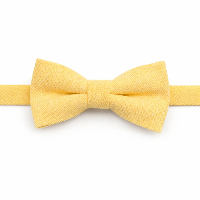 Nœud Papillon Enfant Coton Jaune