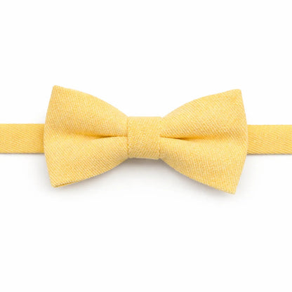 Nœud Papillon Enfant Coton Jaune