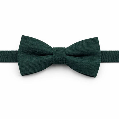 Nœud Papillon Enfant Coton Vert Foncé