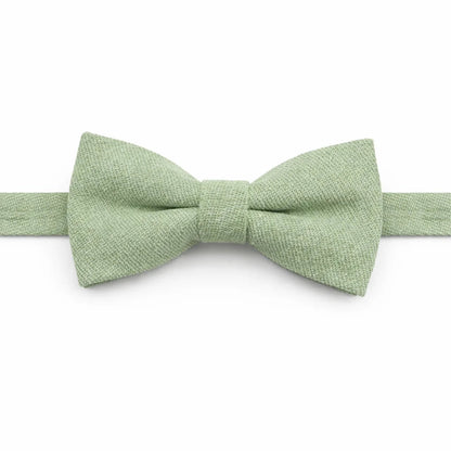 Nœud Papillon Enfant Coton Vert Sauge
