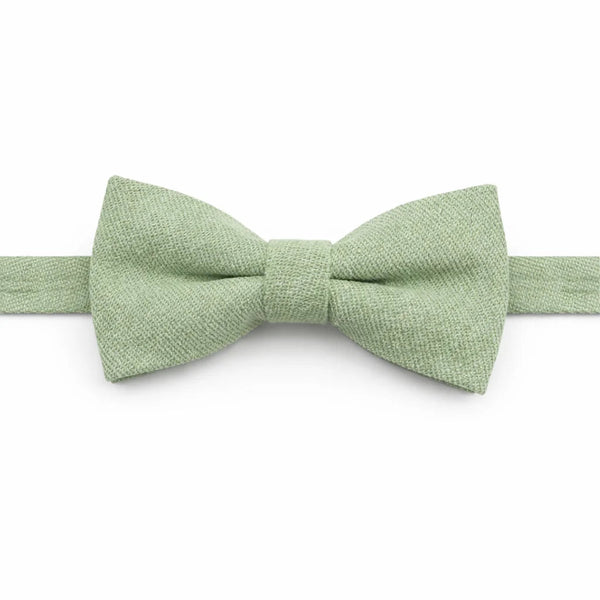 Nœud Papillon Enfant Coton Vert Sauge
