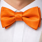 Nœud Papillon Orange Macro