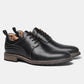 Derbies Homme Effet Cuir Noir