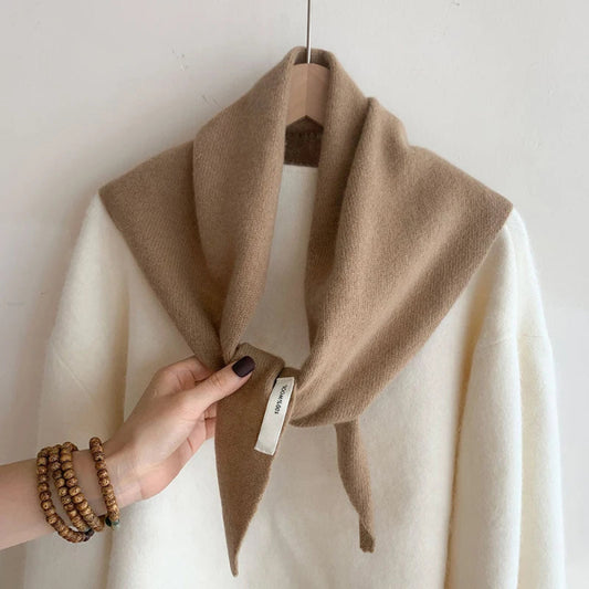 Écharpe Laine Marron