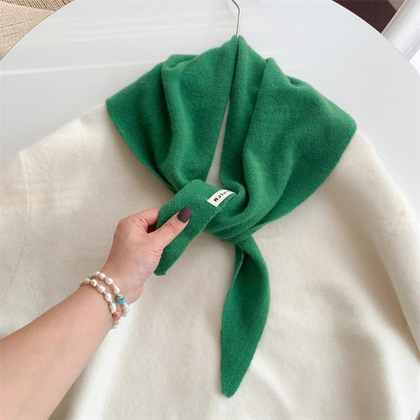 Écharpe Laine Vert Émeraude