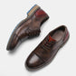 Derbies Homme Noir Effet Marron – Semelle Contrastée
