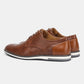 Derbies Homme Effet Cuir Marron Côté