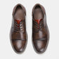 Derbies Homme Noir Effet Marron – Semelle Contrastée