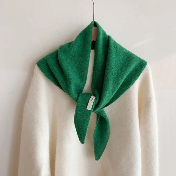 Écharpe Laine Vert Émeraude