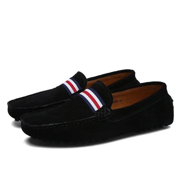 Mocassin Homme Daim Noir