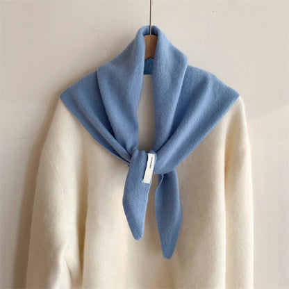 Écharpe Laine Bleu