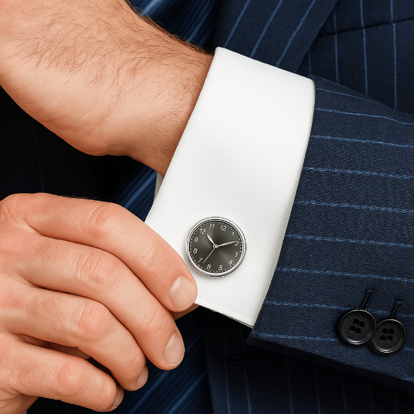 Boutons de Manchette Horloge Porter