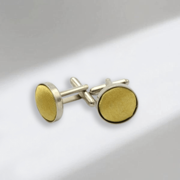 Boutons de Manchette Jaune