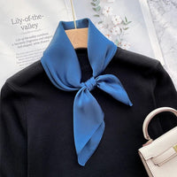 Foulard Carré Bleu