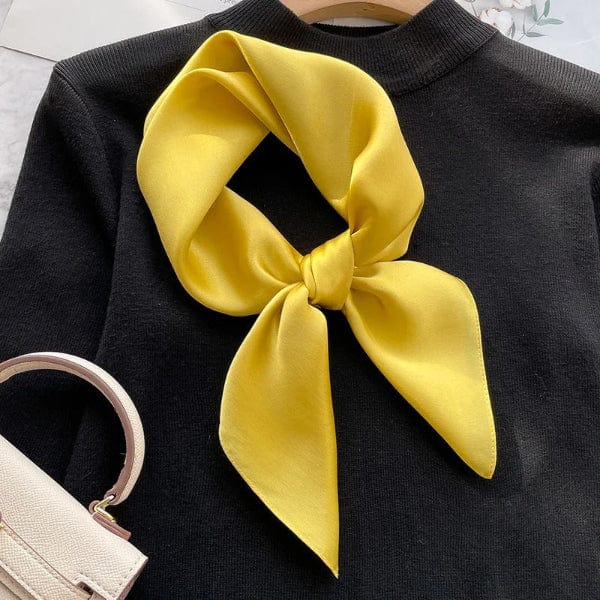 Foulard Carré Jaune