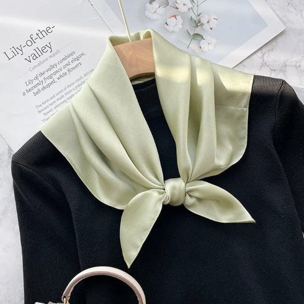 Foulard Carré Vert Clair