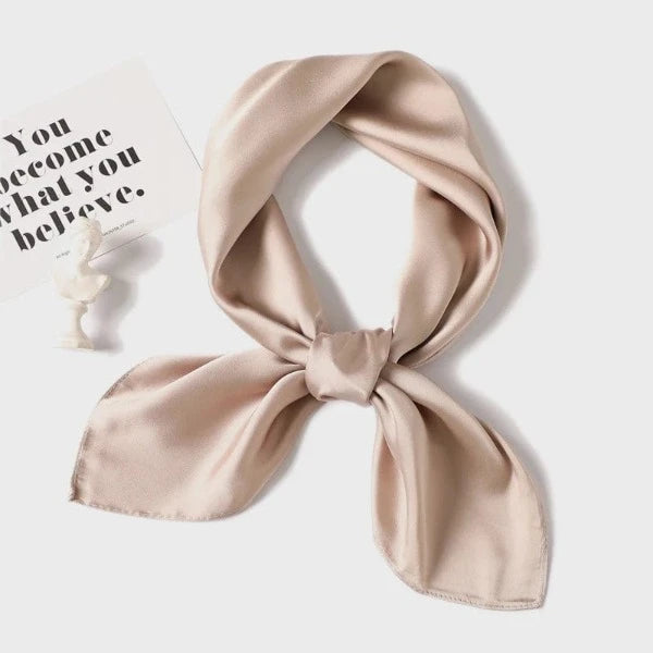 Foulard Carré Beige