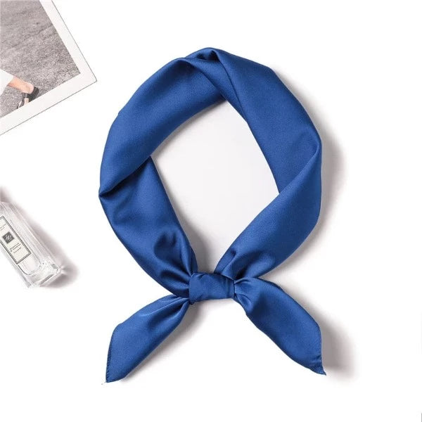 Foulard Carré Bleu