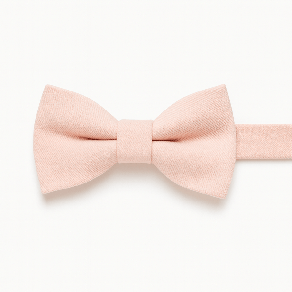 Nœud Papillon Coton Rose Clair