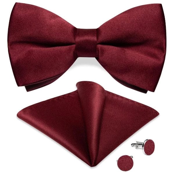 Nœud Papillon Rouge Foncé