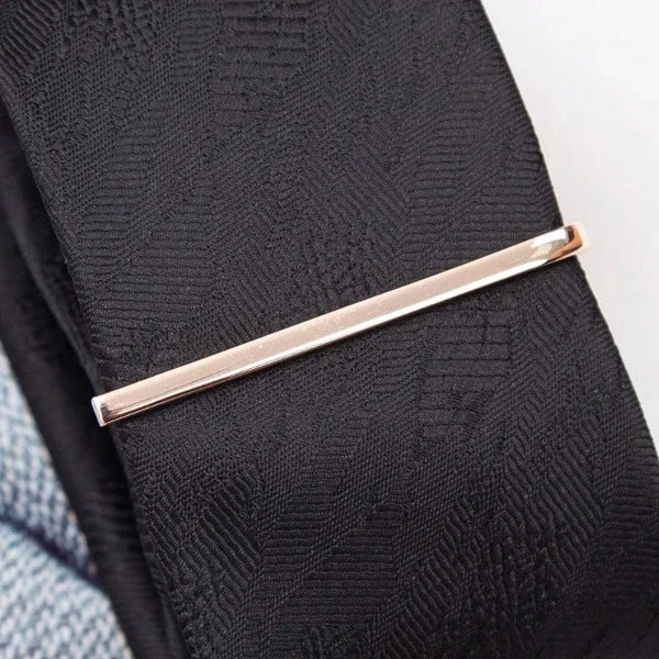 Pince à Cravate Fine Rose