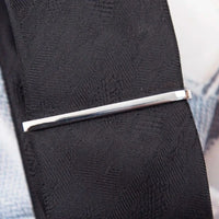 Pince à Cravate Fini Argent