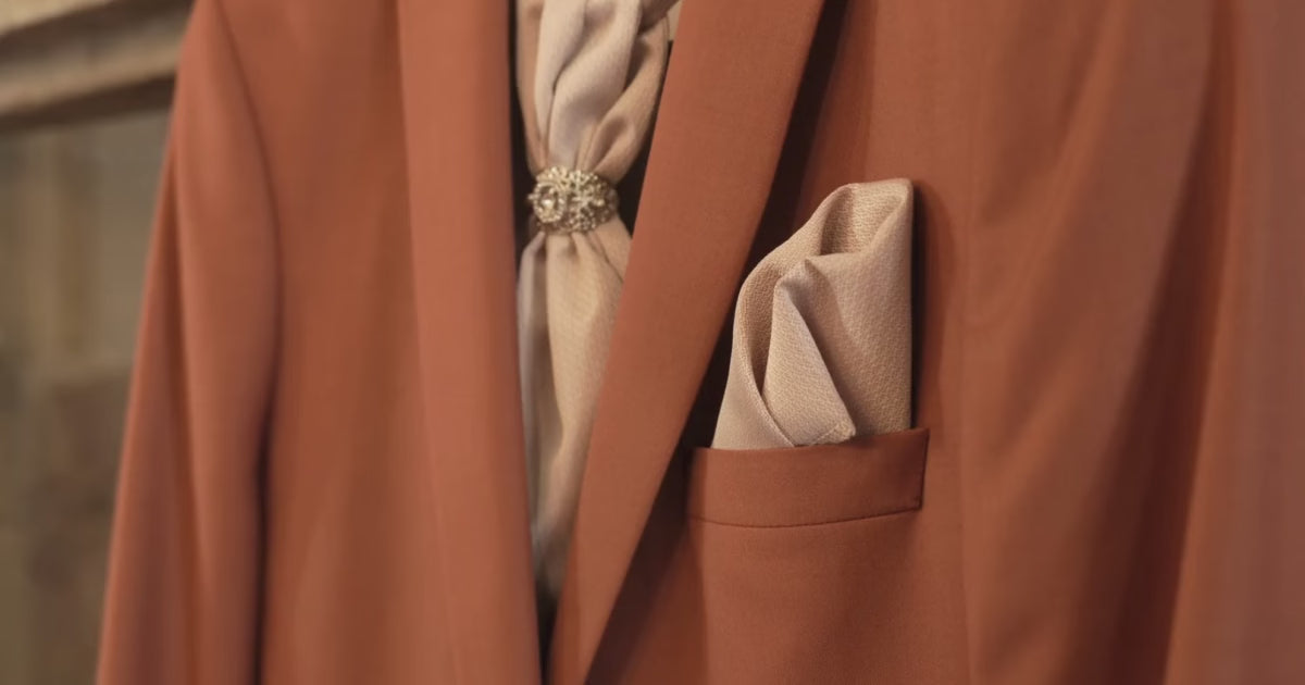 Pochette de costume mise en situation